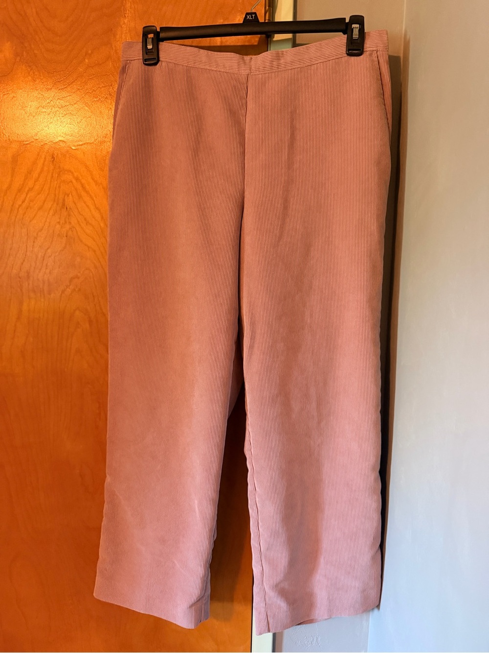 Alfred Dunner Classics Womens Straight Pink Corduroy Pant